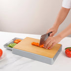 Tabla Picar Vegetales Con Compartimiento Recolector