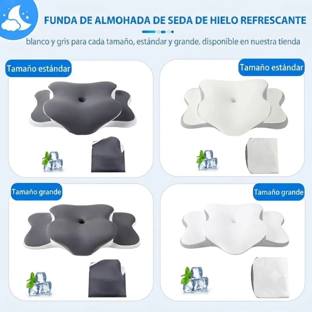Almohada Cervical Viscoelastica Ortopedica Memory Ergonomica A10