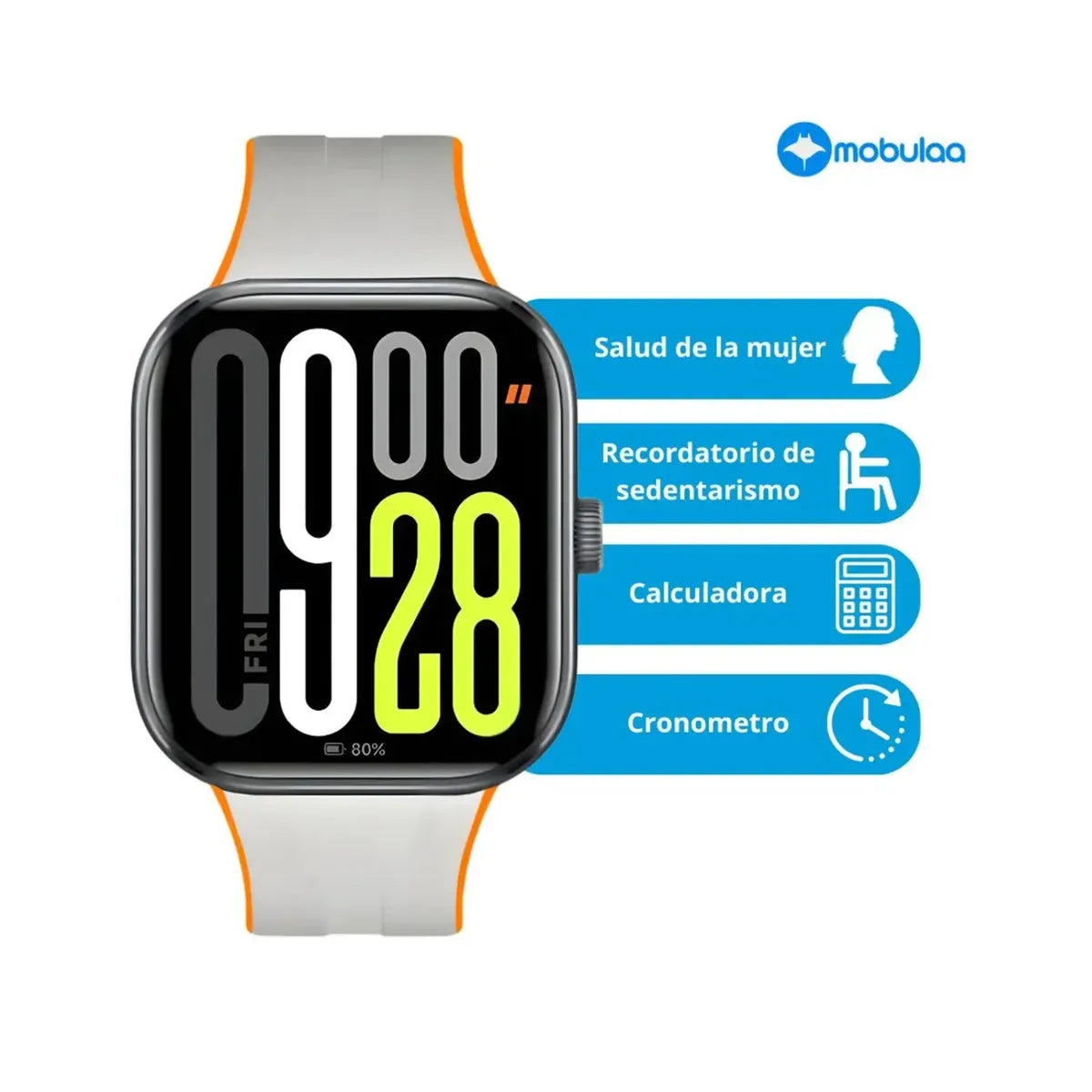 Reloj Inteligente AURAFIT UB6PRO - Blanco