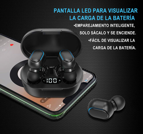 Audifonos Inalámbricos In Ear Manos Libres 1Horas De Batería