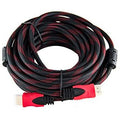 Cable Hdmi De 10 Mts Enmallado Doble Filtro Punta Dorada
