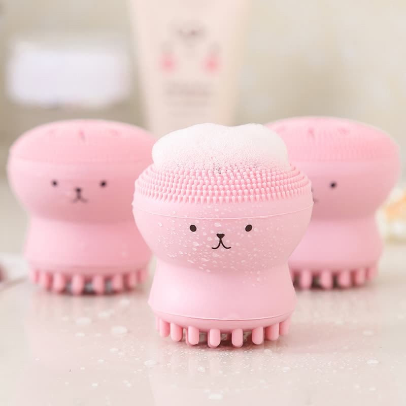 Cepillo Pulpo Limpiador Facial Masajeador
