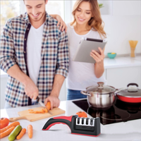 Thumbnail for Afilador De Cuchillos Pro Multifuncional Mango Ergonómico