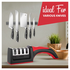 Afilador De Cuchillos Pro Multifuncional Mango Ergonómico