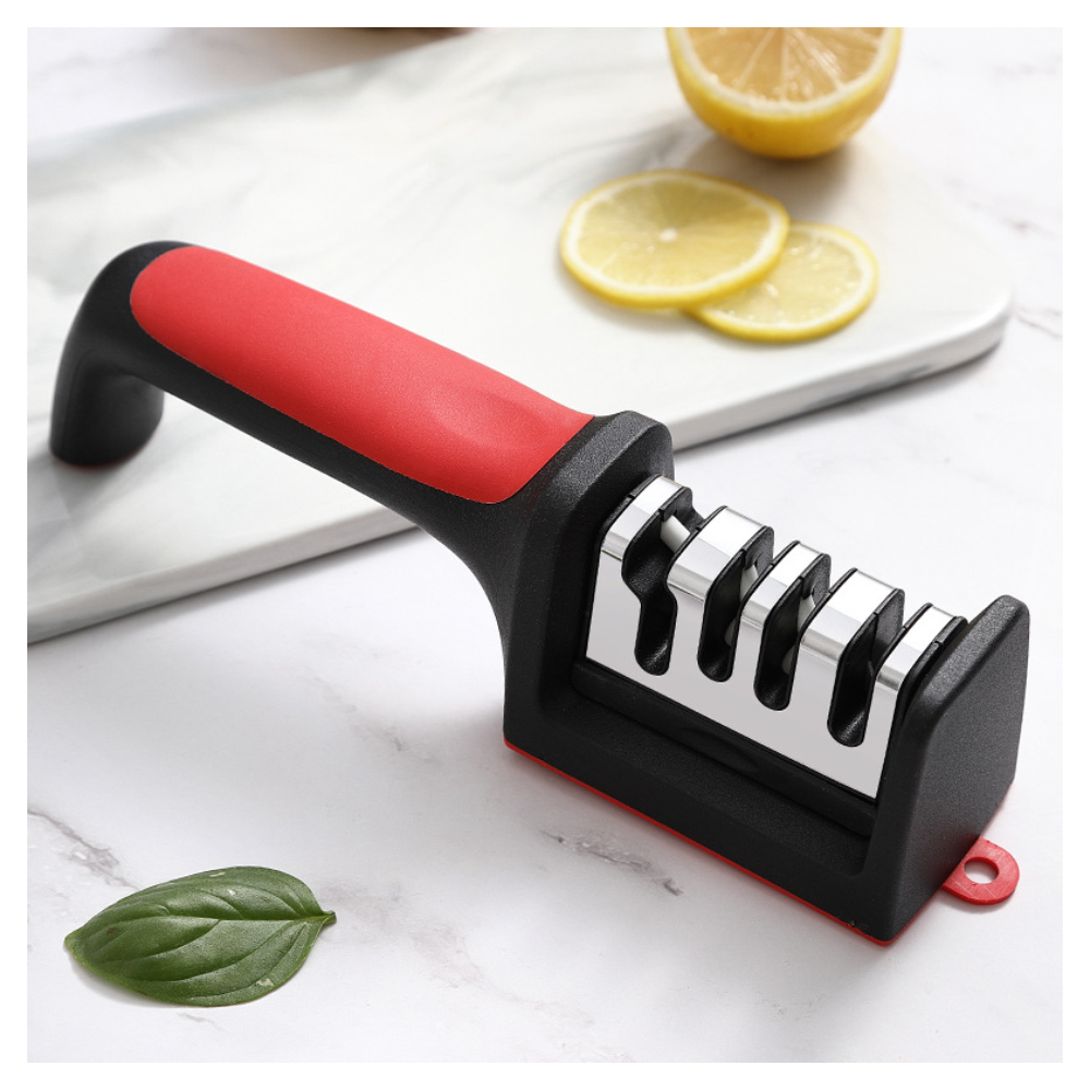 Afilador De Cuchillos Pro Multifuncional Mango Ergonómico