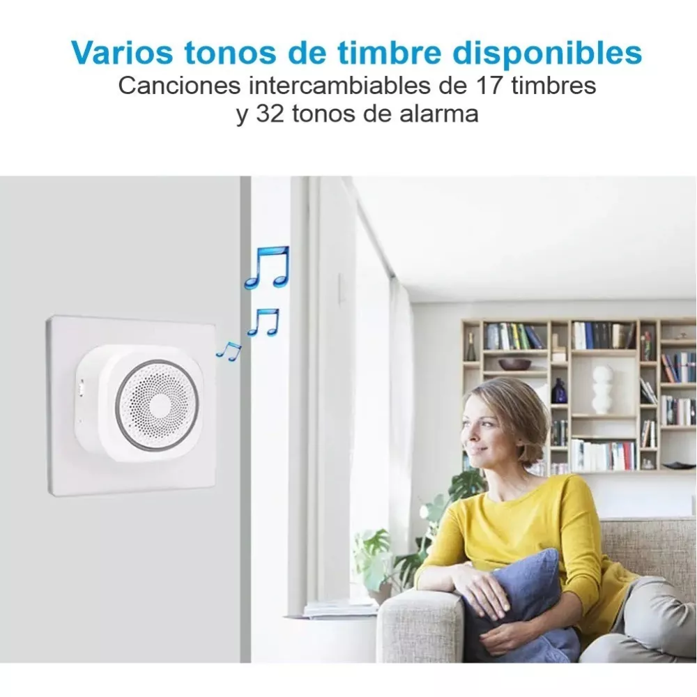 Alarma Inteligente Alexa Con Sensor De Puertas Y Ventanas