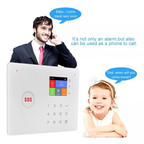 Alarma Wifi Inteligente Con Pantalla Y Sensores