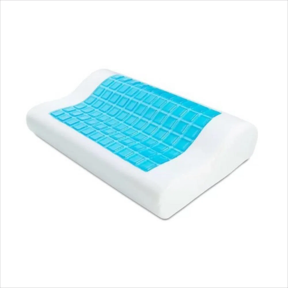 Almohada Ortopédica Tecnología Viscoelástica Infusión De Gel