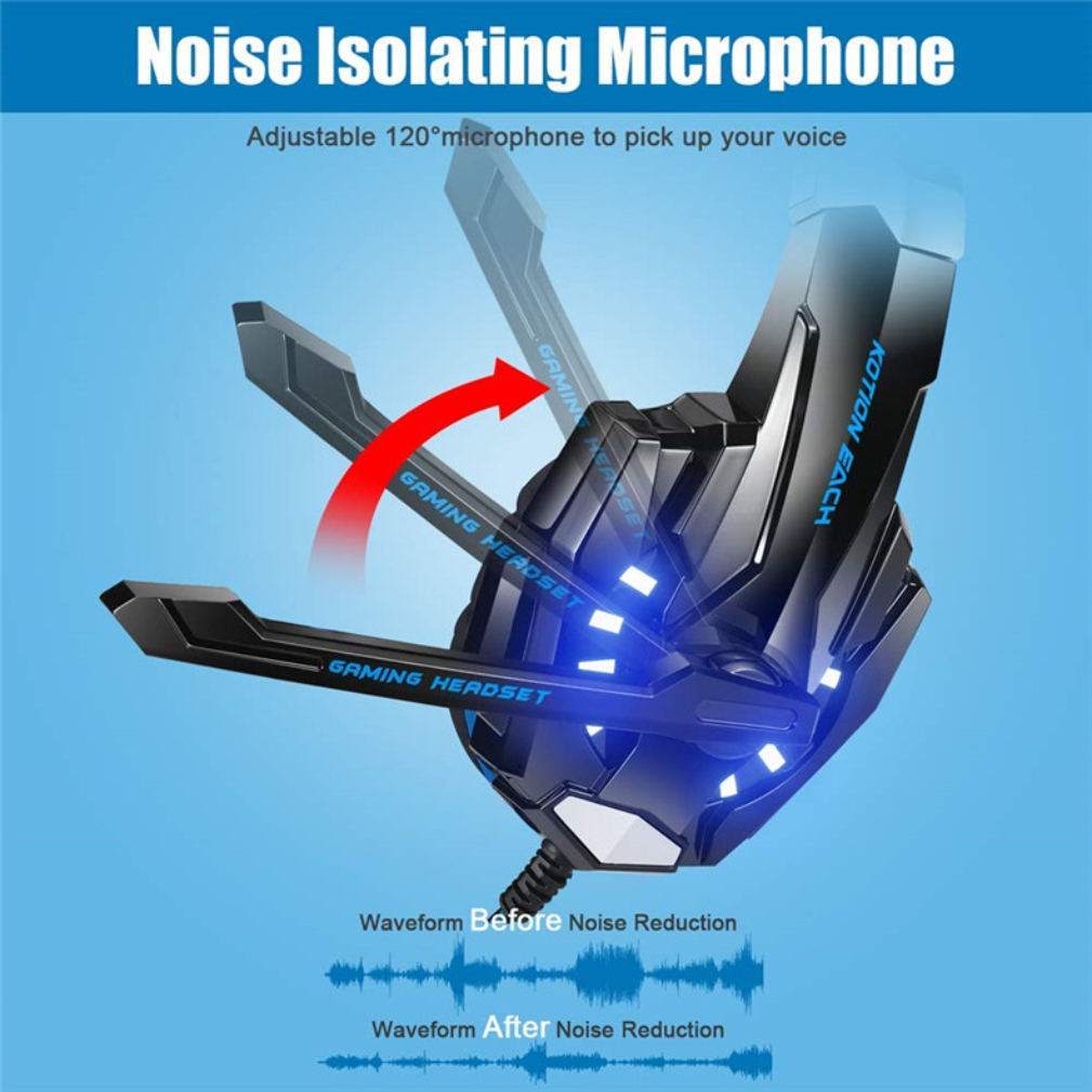 Audifonos Gamer G9000 Kotion Each Con Luces Led Play Pc Xbox