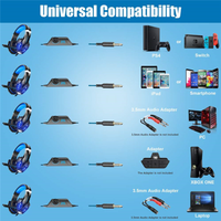 Thumbnail for Audifonos Gamer G9000 Kotion Each Con Luces Led Play Pc Xbox