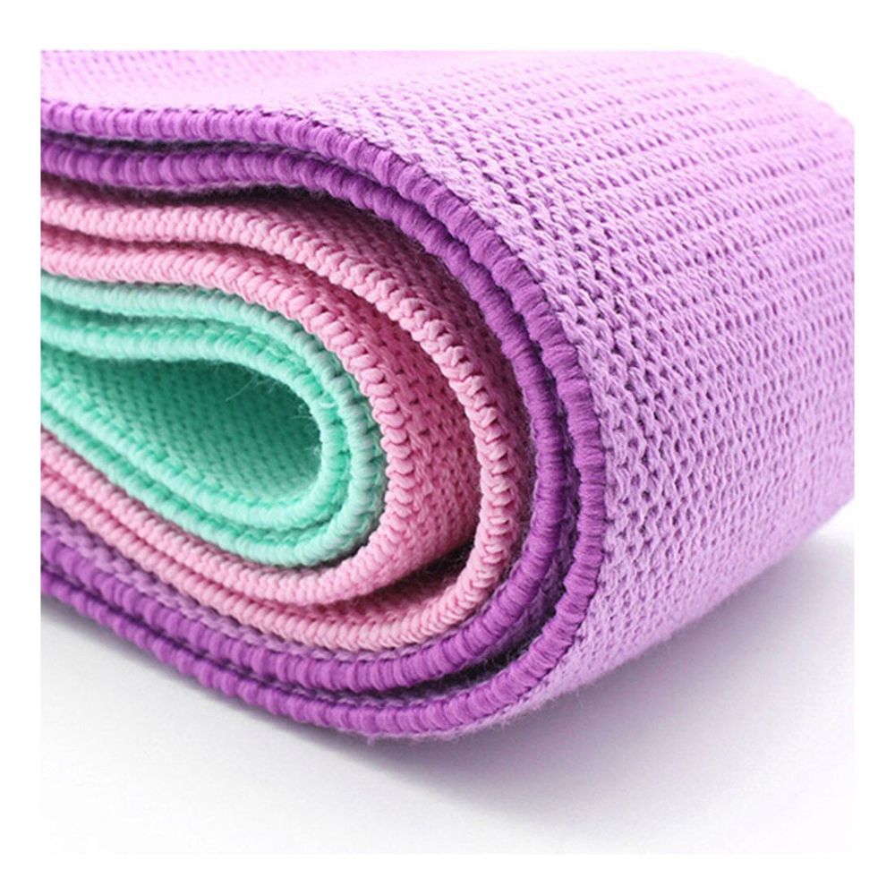 Bandas Elásticas En Tela Para Ejercicios X3 Tonos Pasteles