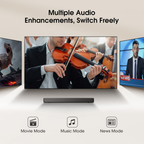 Barra De Sonido Aiwa 40 Watts Bluetooth Control Remoto Sbh1