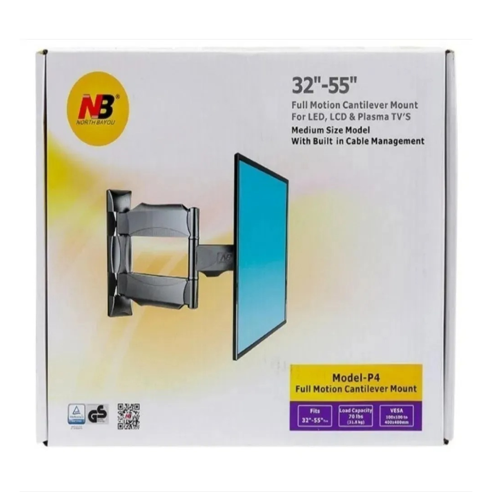 Base Soporte Para Tv De 32 A 55 Pulgadas North Bayou Df400