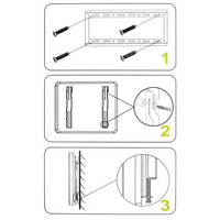 Thumbnail for Soporte Tv Pared Fijo 14 - 42 Pulgadas Resistente Ajustable