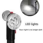 Bastón Trusty Cane Plegable Con Luz Led, Base Articulada
