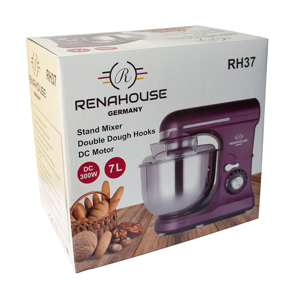 Batidora De Pedestal 7 Litros Trabajo Pesado 650w Bowl Acero