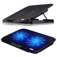 Thumbnail for Base Refrigerante Para Portátil Con Luz Led Doble Ventilador