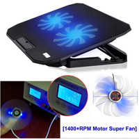 Thumbnail for Base Refrigerante Para Portátil Con Luz Led Doble Ventilador