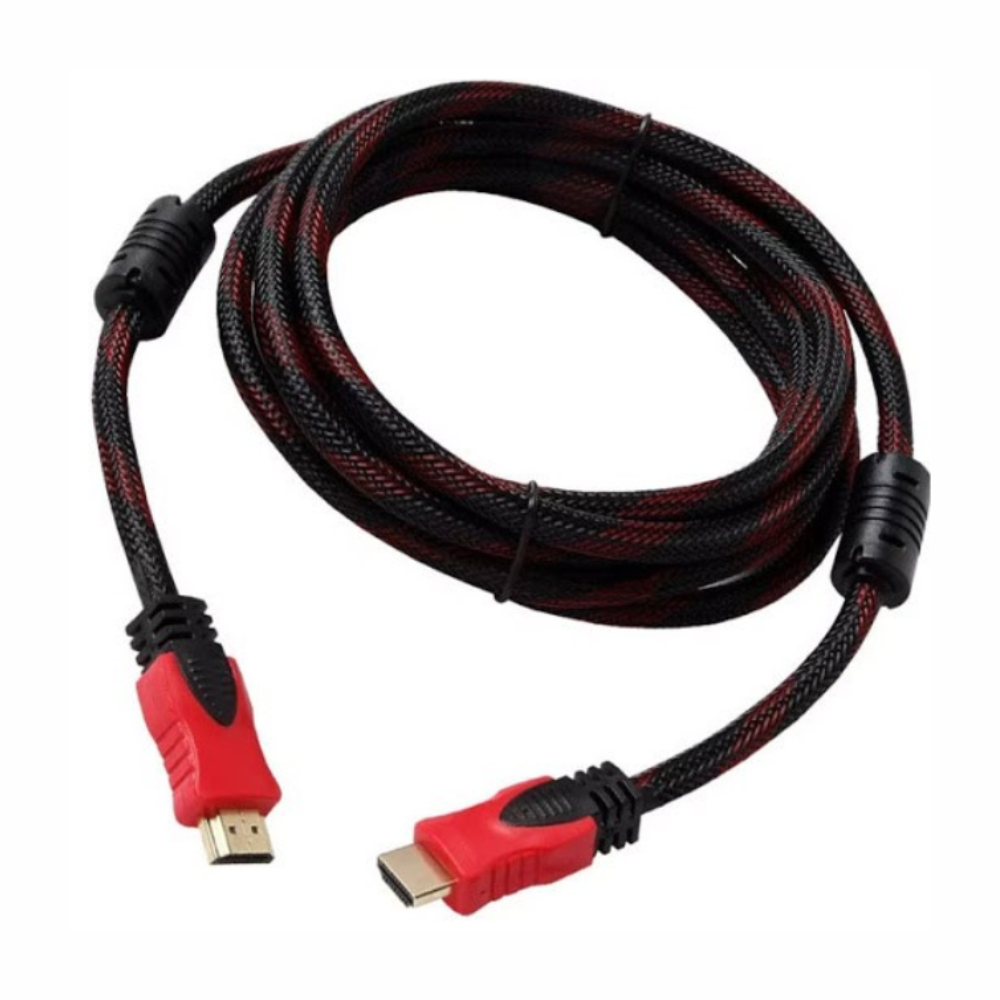 Cable Hdmi 5 Metros Enmallado Punta Dorada Reforzado Filtro