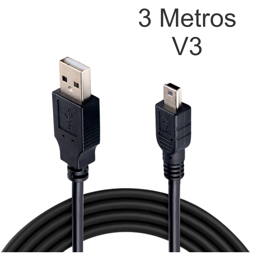 Cable De Datos Usb V3 2.0 5 Pines X 3 Metros