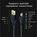 Cable De Datos Usb V3 2.0 5 Pines X 3 Metros
