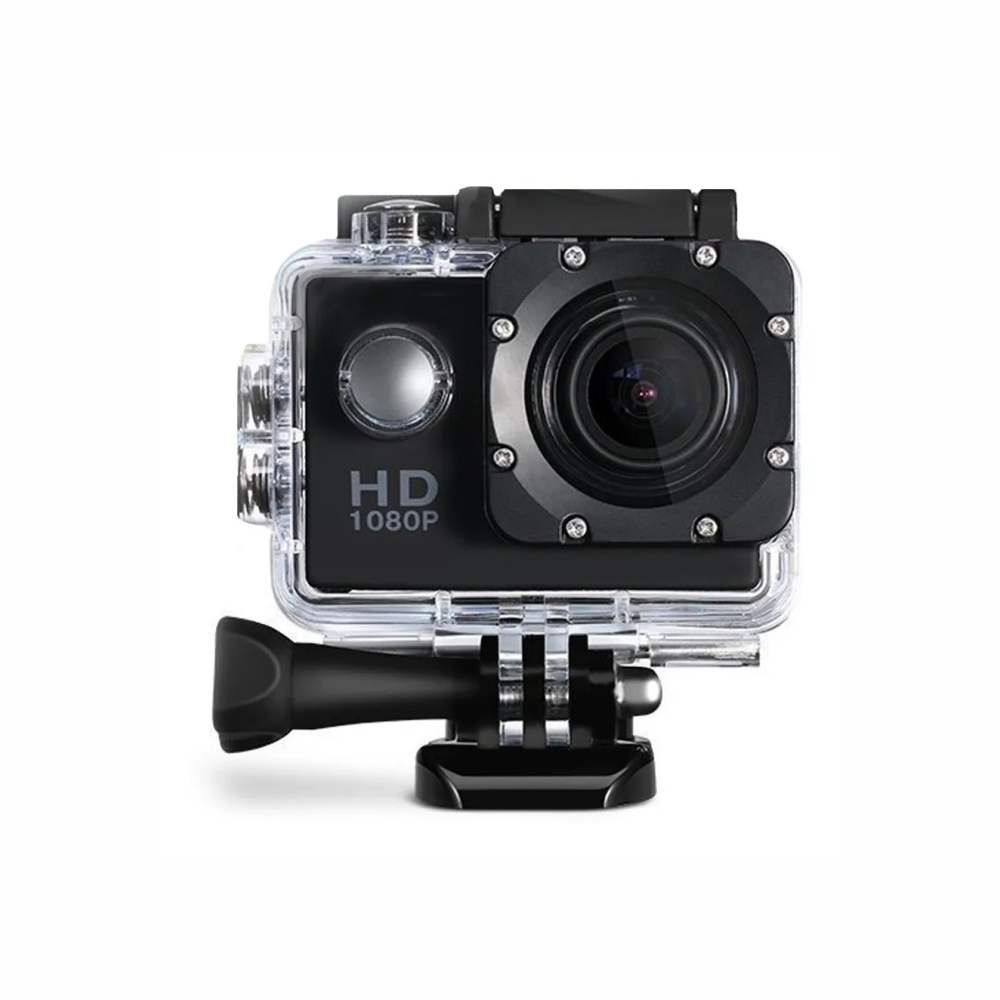 Camara Deportiva Sumergible + Accesorios 720P HD