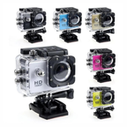 Camara Deportiva Sumergible + Accesorios 720P HD