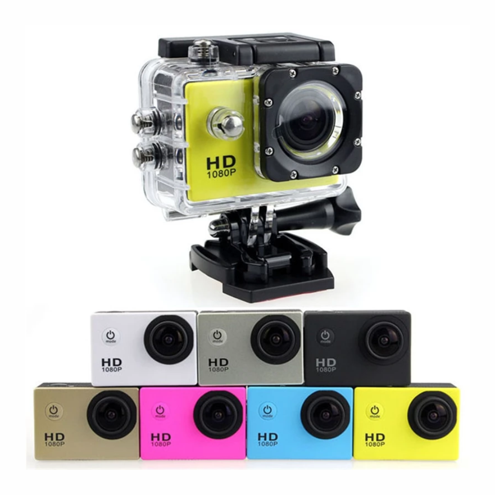 Camara Deportiva Sumergible + Accesorios 720P HD