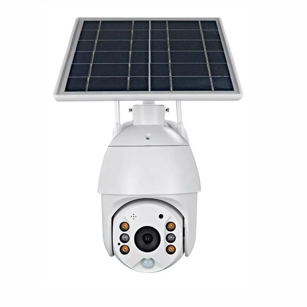 Camara Ip Domo Panel Solar Wifi Robotica Seguridad