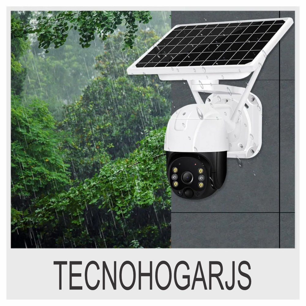 Cámara De Seguridad Con Panel Solar Ptz Sim 4g Exteriores