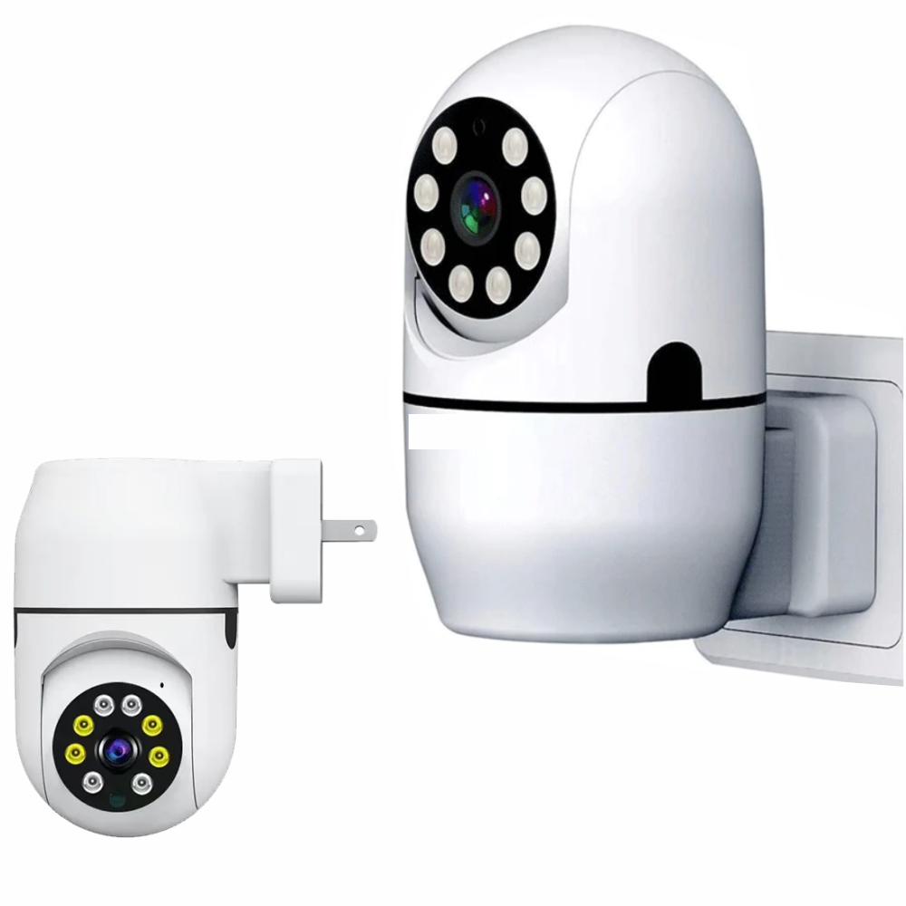 Cámara De Seguridad Wifi Robótica 5g Directo A La Toma 110v