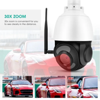 Cámara De Seguridad Ptz Zoom 30x Reconocimiento Facial Ip66