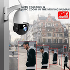 Cámara De Seguridad Ptz Zoom 30x Reconocimiento Facial Ip66