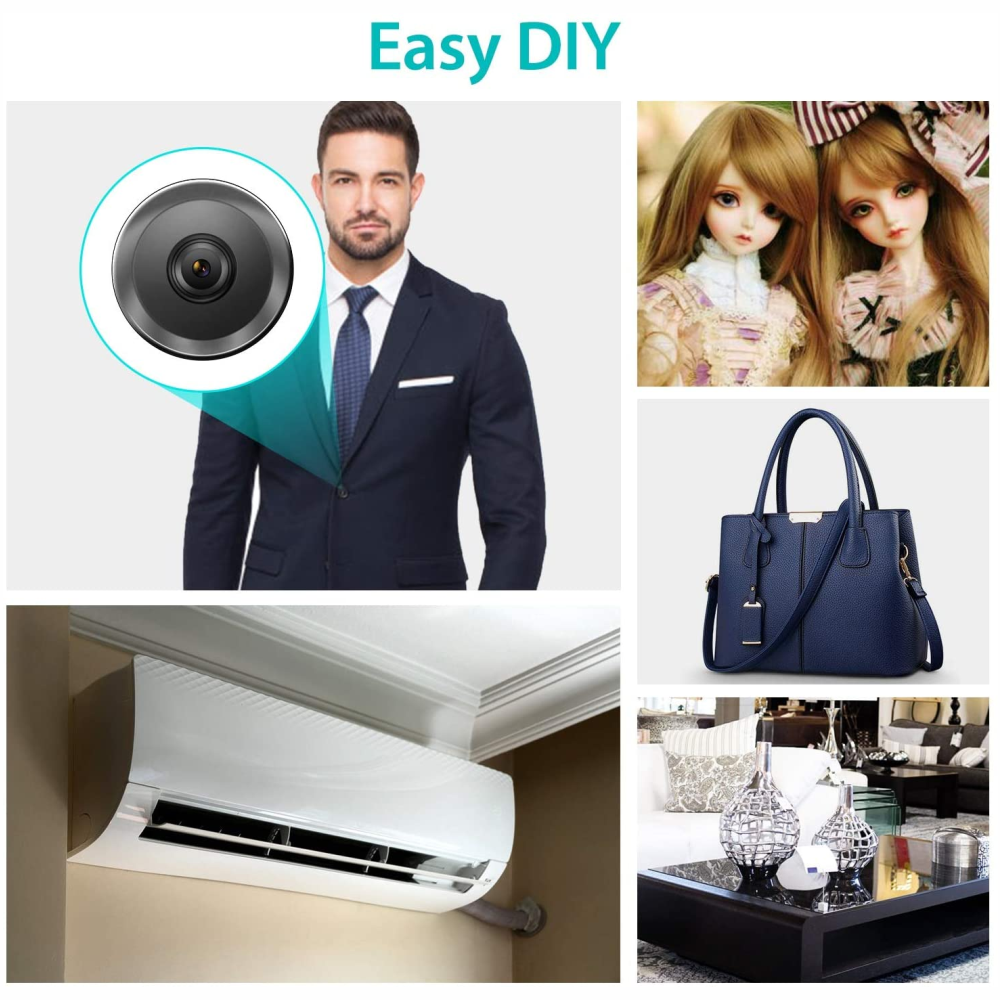 Camara Mini Espía Cinta Flex Hd1080 Tiempo Real