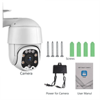 Cámara De Seguridad Inalámbrica Wifi Ptz 1080p Para Exterior