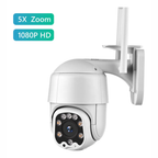 Cámara De Seguridad Inalámbrica Wifi Ptz 1080p Para Exterior