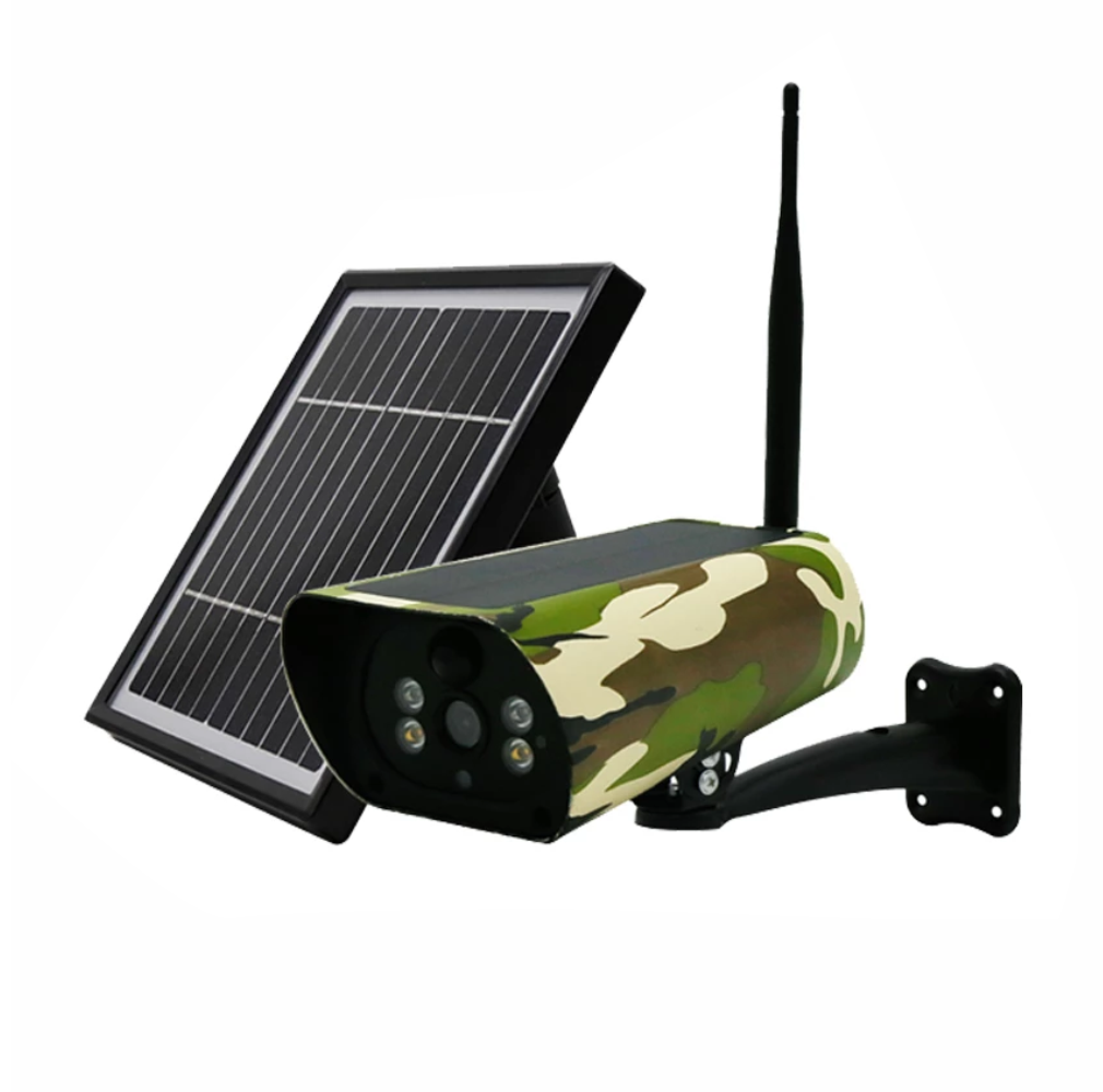 Cámara De Seguridad Ip Panel Solar Exterior Wifi Low Power