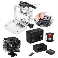 Thumbnail for Cámara Deportiva Impermeable Wifi + Control + Bateria Adicional