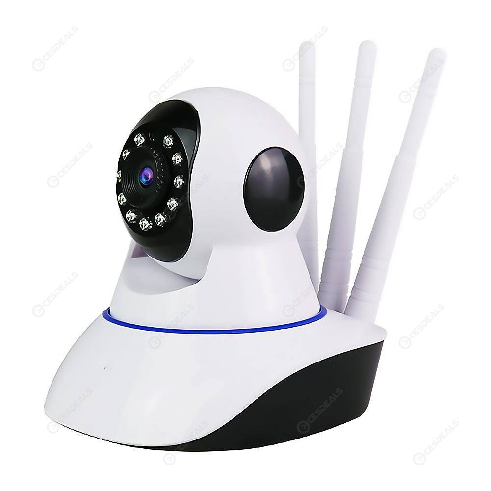 Camara De Seguridad Robótica De 3 Antenas Wifi Vision Nocturna