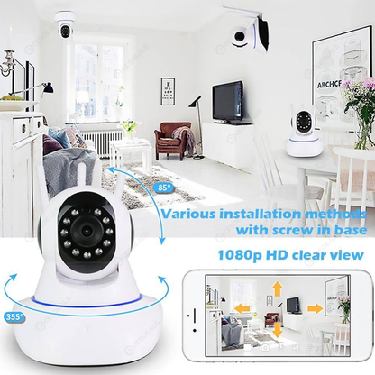 Camara De Seguridad Robótica De 3 Antenas Wifi Vision Nocturna