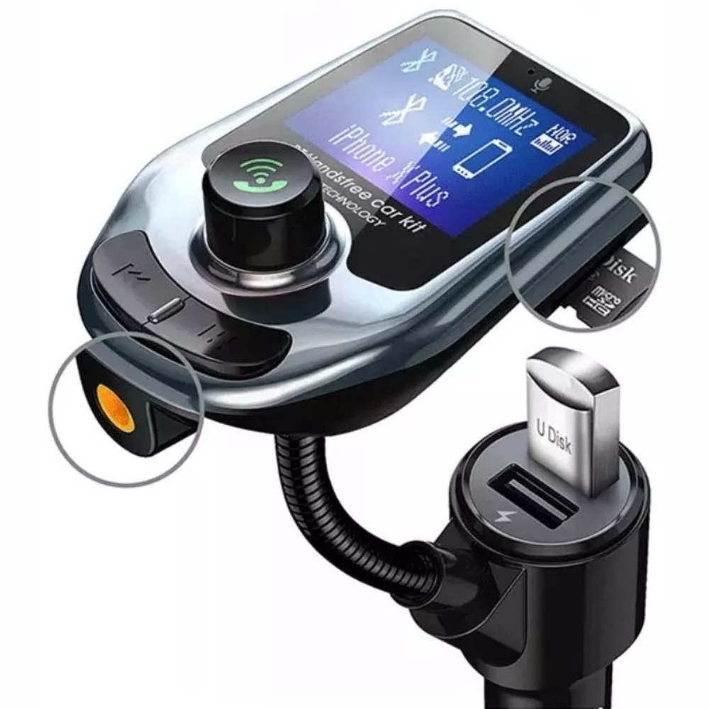 Car Bluetooth Mp3 Multifuncion Auxiliar Sd Usb