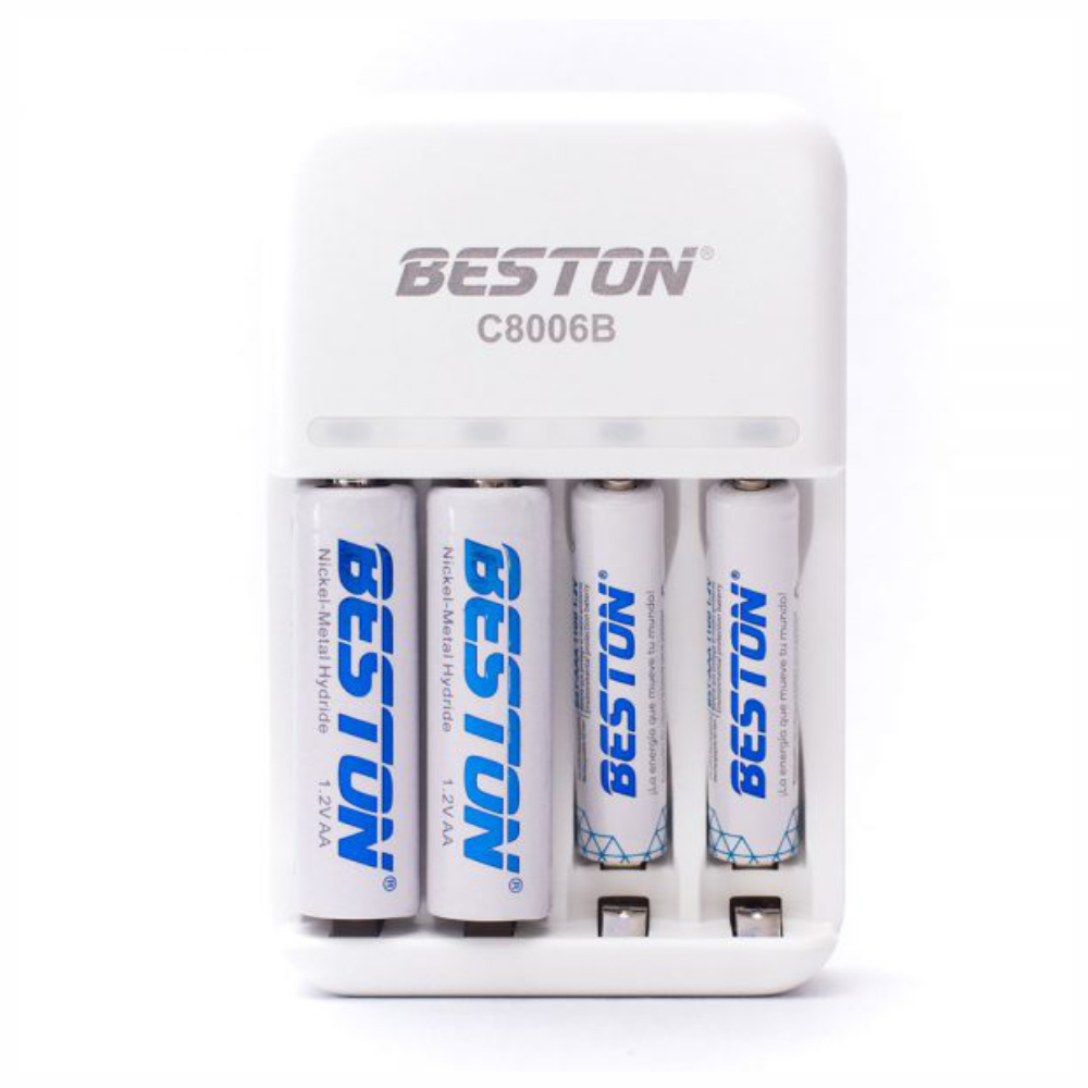 Cargador Pilas Doble A Y Triple A Baterías Recargables