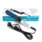 Plancha Cepillo Alisador De Barba Y Cabello Para Hombre