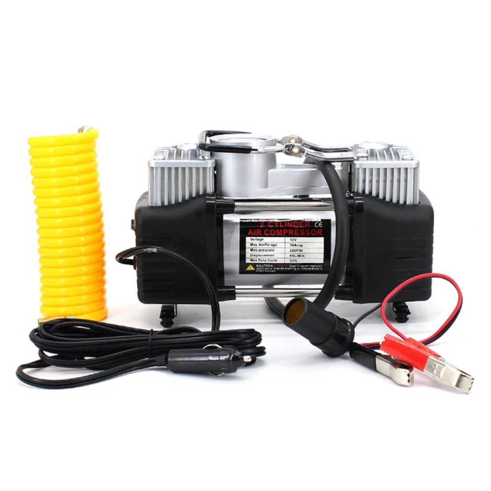 Compresor De Aire Portátil De 2 Cilindros 628-4x4 12v