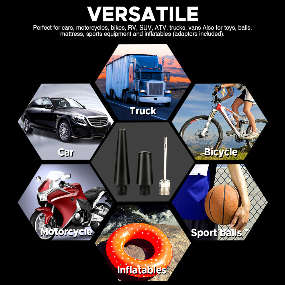 Compresor De Aire Portátil De 2 Cilindros 628-4x4 12v