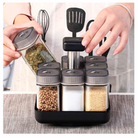 Thumbnail for Condimenteros En Vidrio Abastecedor De Especias Giratoria