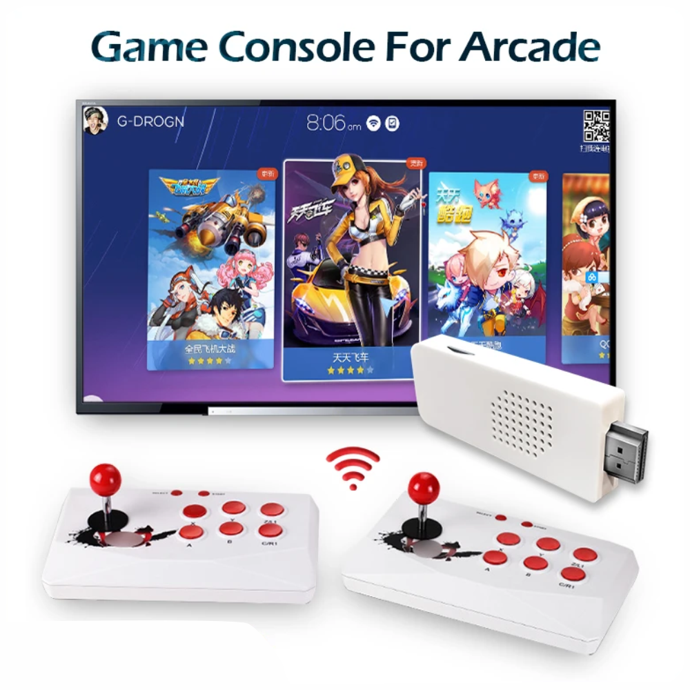 Consola Portatil Arcade Inalambrica 2 Jugadores X6 HD
