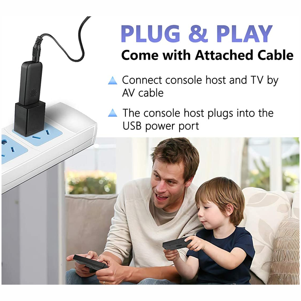 Consola De Videojuegos Inalámbrica 620 Clásicos Family