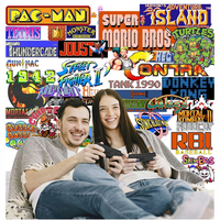 Thumbnail for Consola De Videojuegos Inalámbrica 620 Clásicos Family