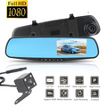 Espejo Retrovisor Con Doble Cámara Retro y Frontal
